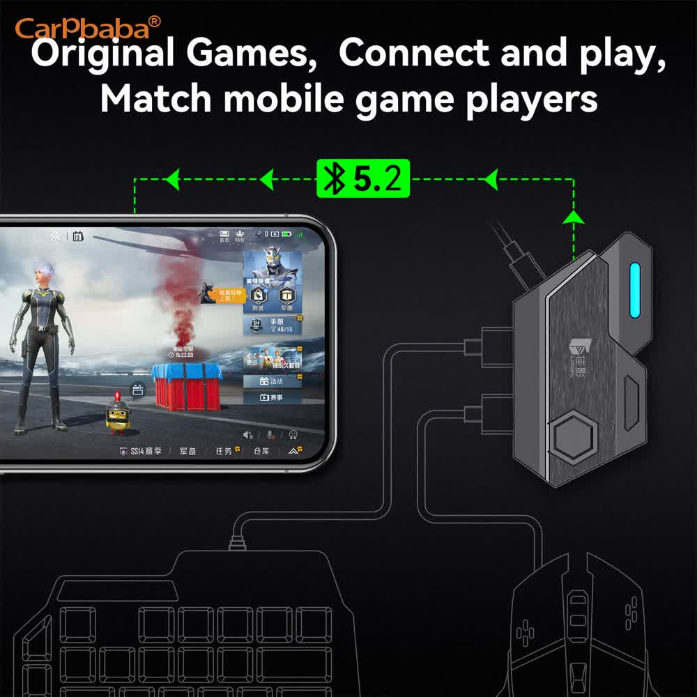 Gaming Keyboard And Mouse Mobile - Mix SE/Lite Mouse & Keyboard Converter
