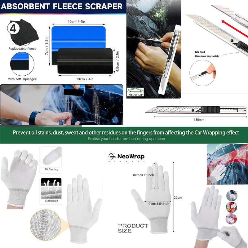 Window Tint Kit Car Wrap Tools - Gasket Mount Kit 评论和价格