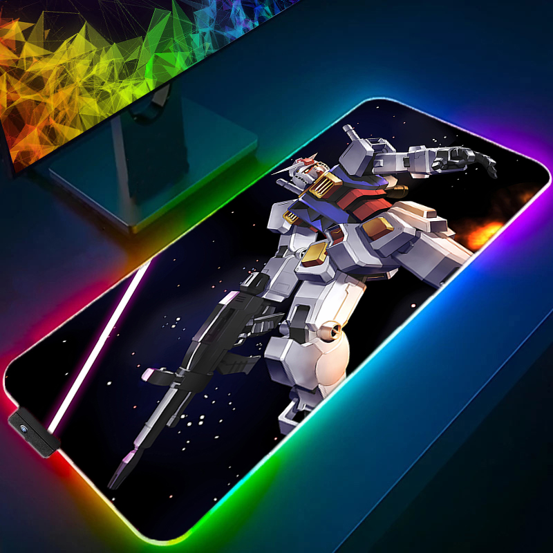 RGB Kawaii Mouse Pad Anime Gab - Gaming Keyboard And Mouse Mobile 评论和价格
