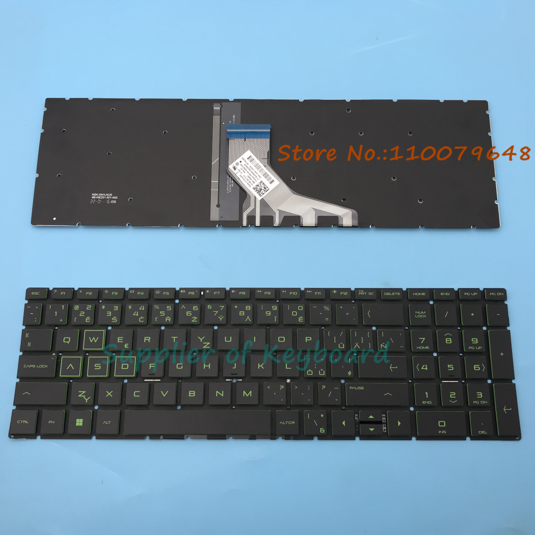 English/Russian/UK/Spanish/Cze - Gaming Keyboard Hp 评论和价格