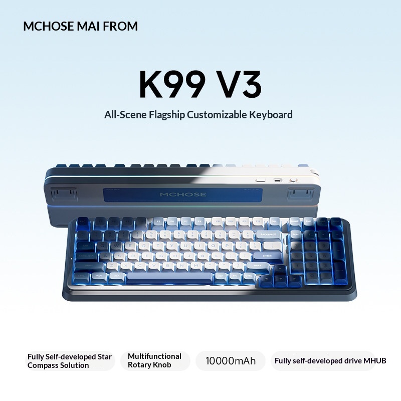 MCHOSE K99 V3 Customizable Mec - Gaming Keyboard Bluetooth 评论和价格