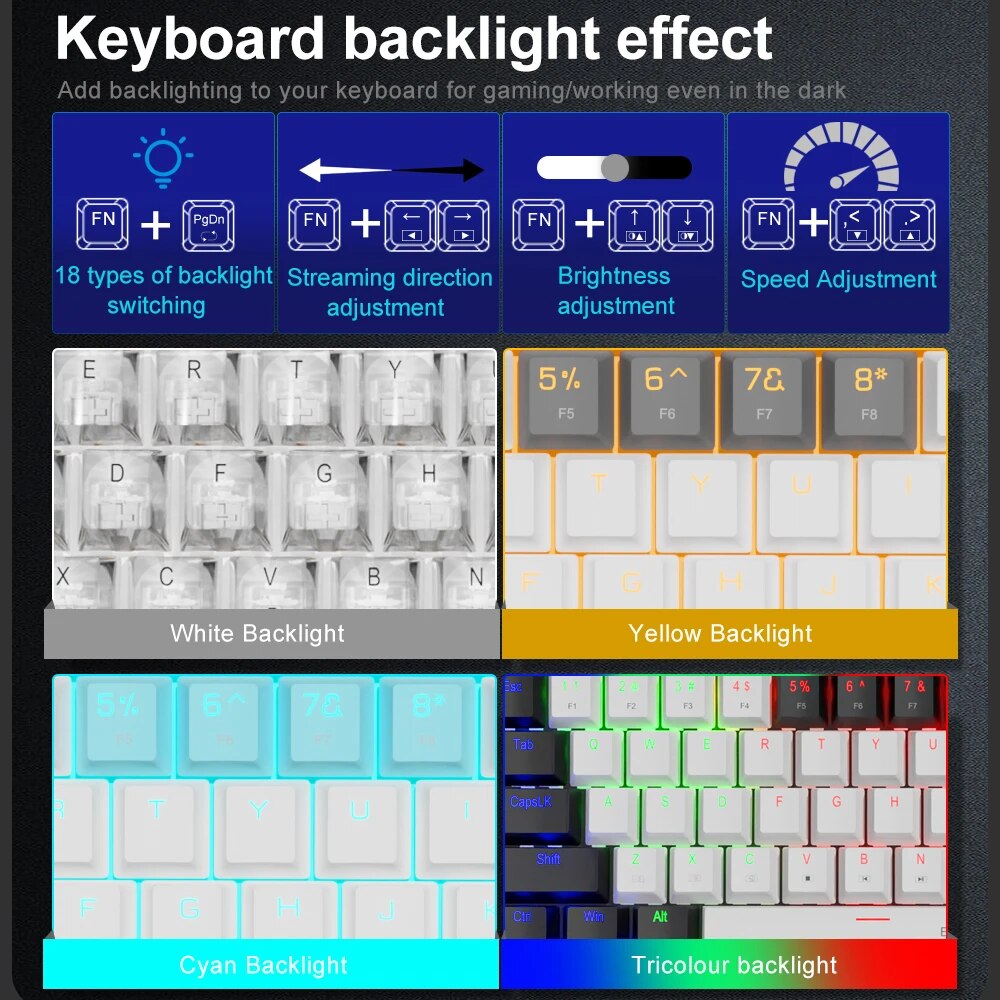 E-YOOSO Z686 USB Mini Slim Mec - Gaming Keyboard E Yooso 评论和价格