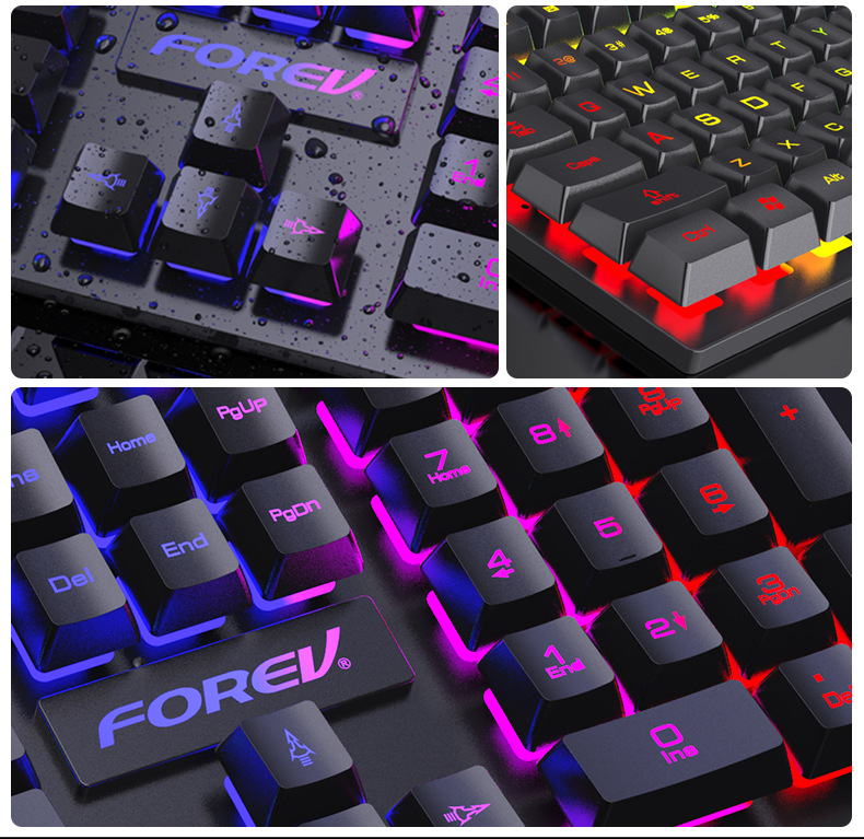 104 Key Backlit Mechanical Key - Keyboard Mouse Bundle Gaming 评论和价格
