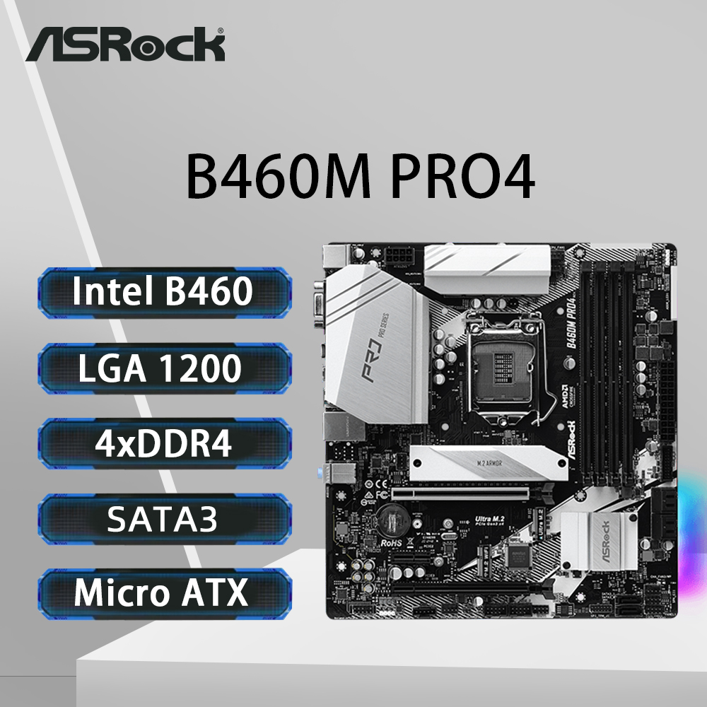 ASRock B460M PRO4 Motherboard  - Intel Cpu Core I9 评论和价格
