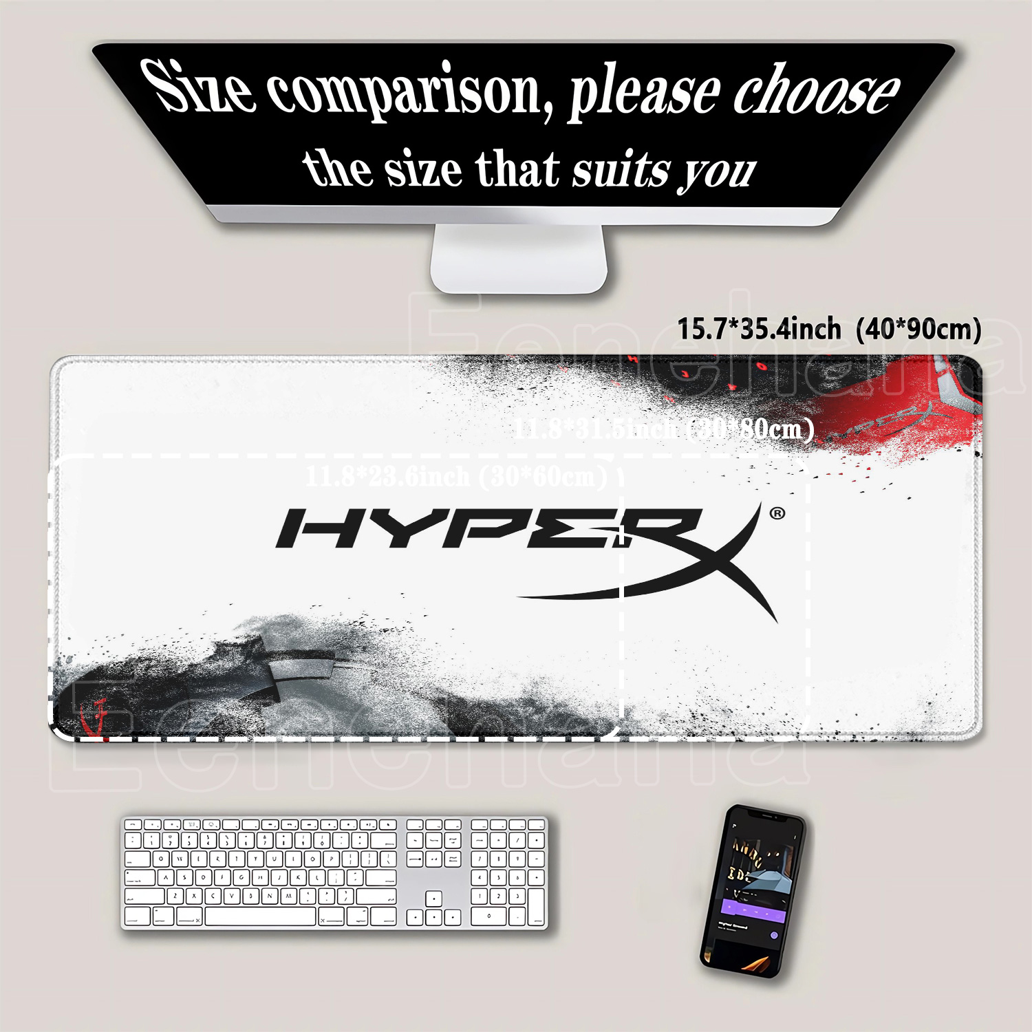 H-HyperX Mouse Pad Laptop Cool - Gaming Keyboard Hyperx 评论和价格