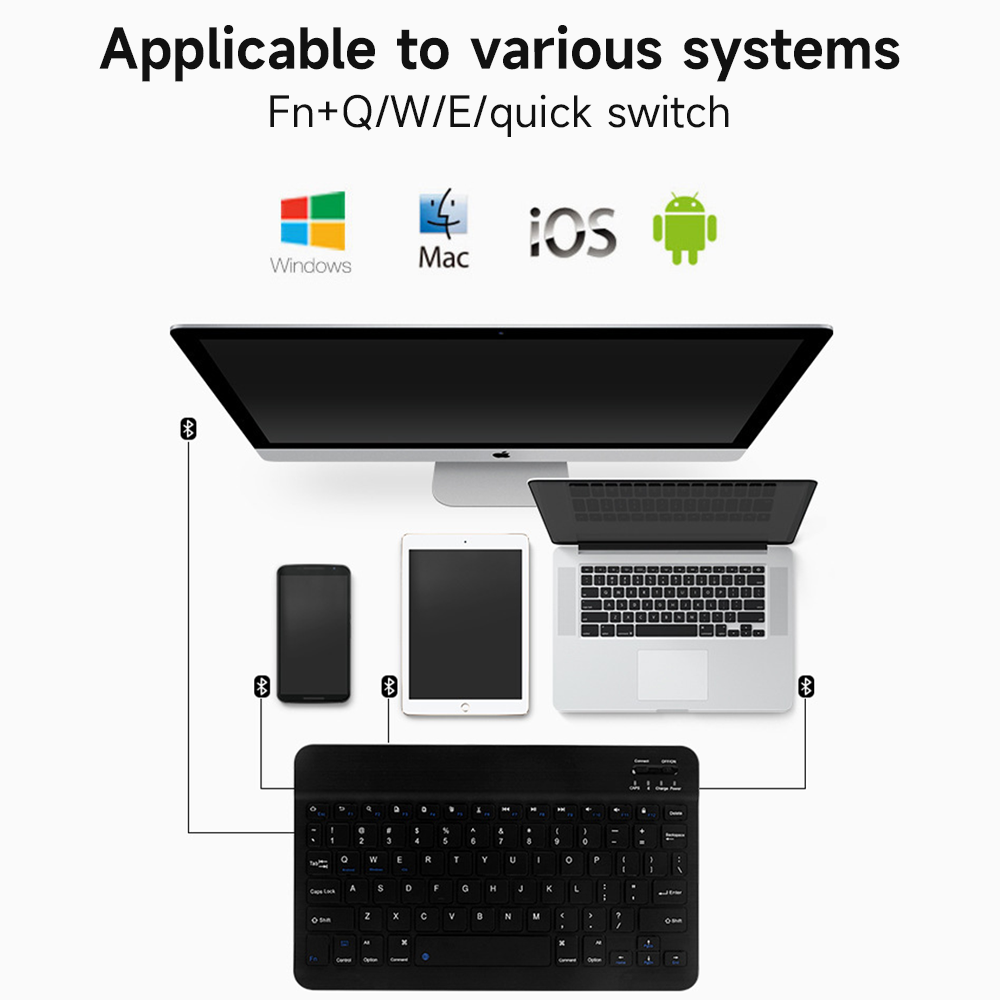 Bluetooth Keyboard for IOS And - Gaming Keyboard Mouse Wireless 评论和价格