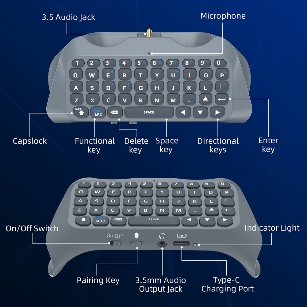 Wireless Keyboard Controller F - Gaming Keyboard Bluetooth 评论和价格