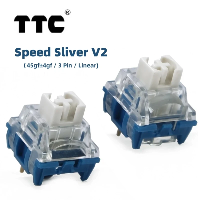 TTC Speed Silver V2 DIY Custom - Gaming Keyboard No Rgb 评论和价格