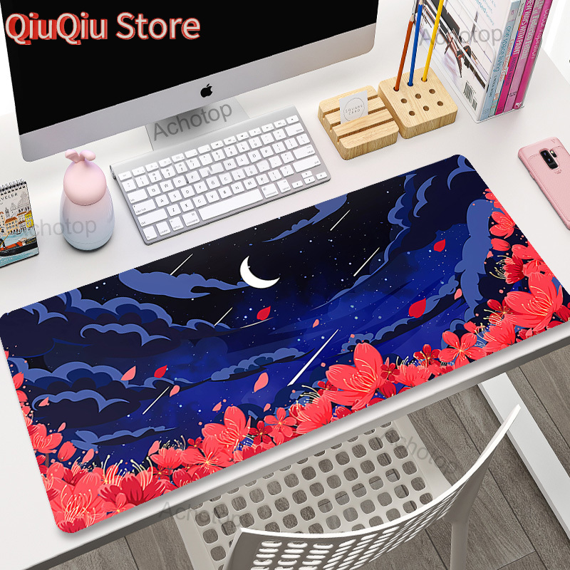 Pink Clouds Mouse Pad Gamer Mo - Keyboard Mouse Bundle Gaming 评论和价格