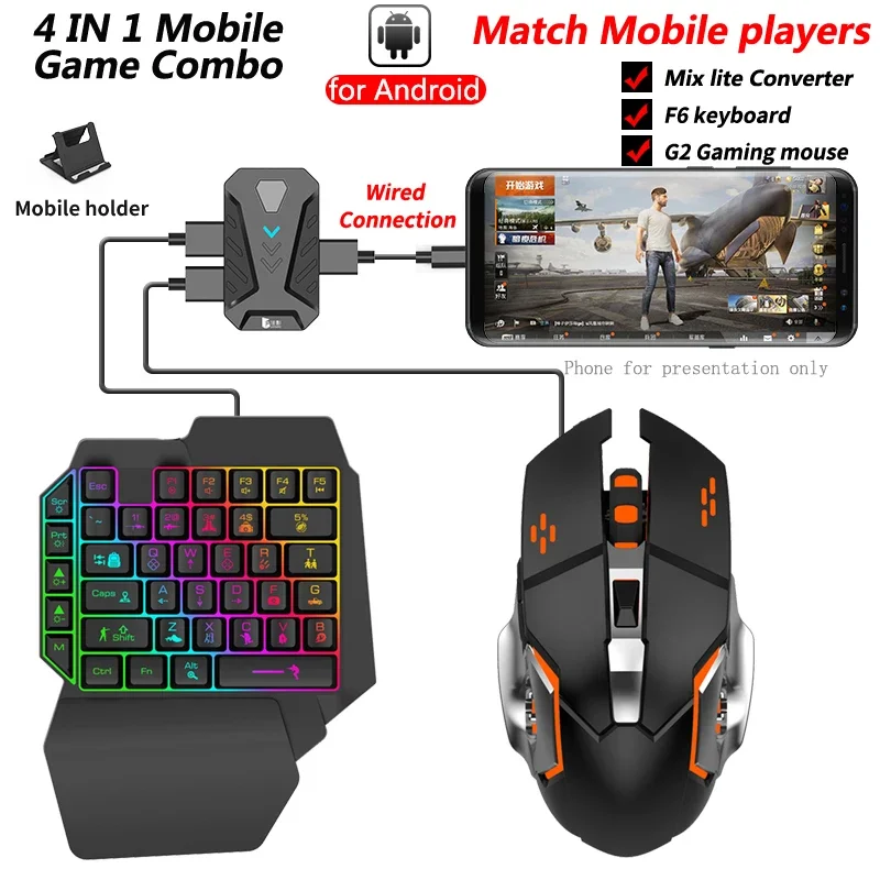 In stock Mixlite Gamepad for M - Gaming Keyboard And Mouse Mobile 评论和价格