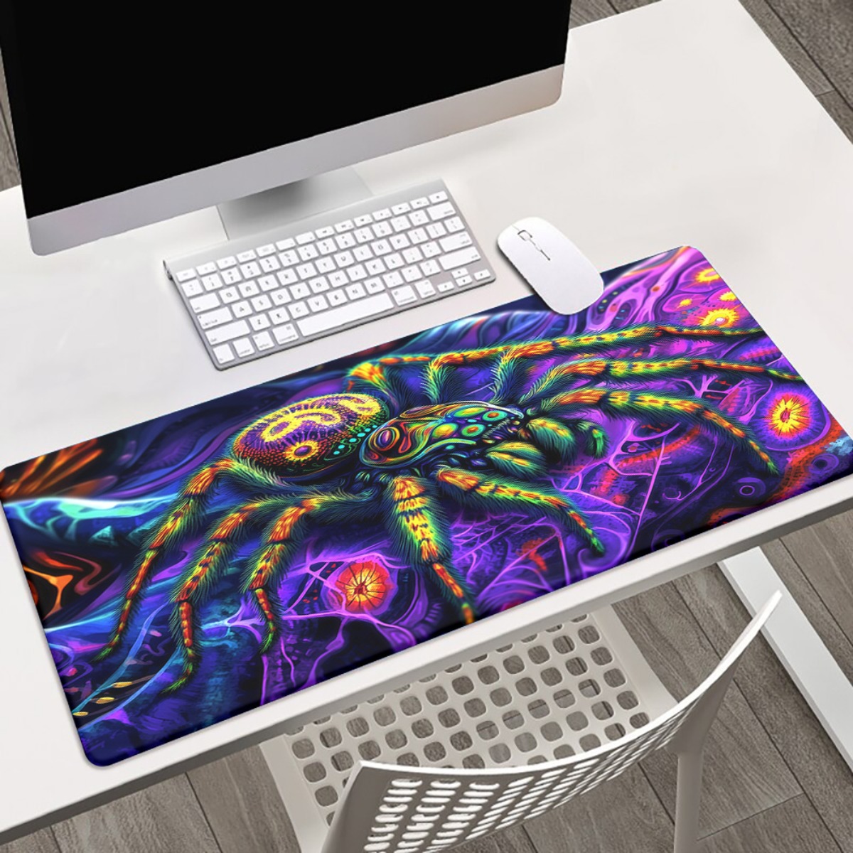 Brand Vibrant Spider Mousepad  - Gaming Keyboard Brand 评论和价格
