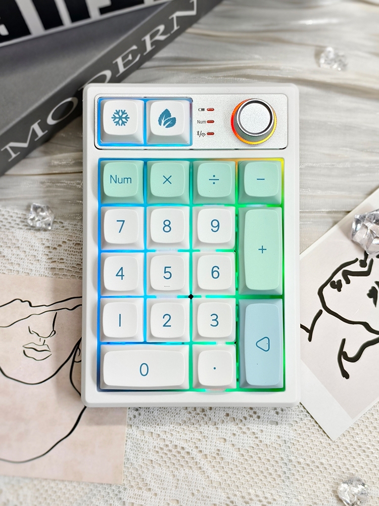 Tri Modes Bluetooth KEYCOOL Pr - Gaming Keyboard Number Pad 评论和价格