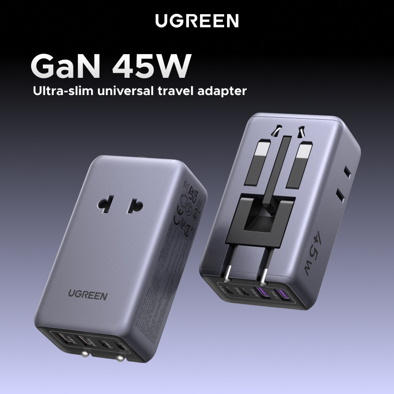UGREEN Plug Adaptor GaN 45W Un - Gaming Keyboard Type C 评论和价格