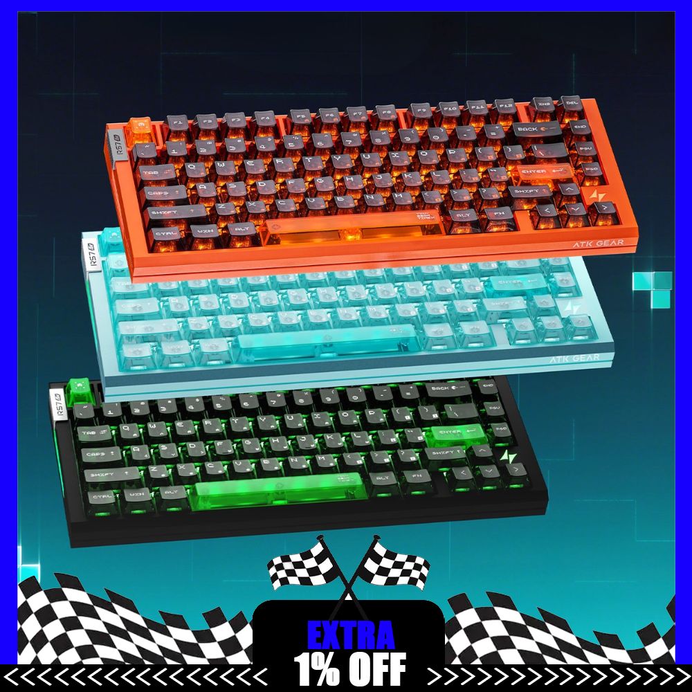 ATK RS7 Air Cyber Magnetic Swi - Gaming Keyboard Hall Effect Switches 评论和价格