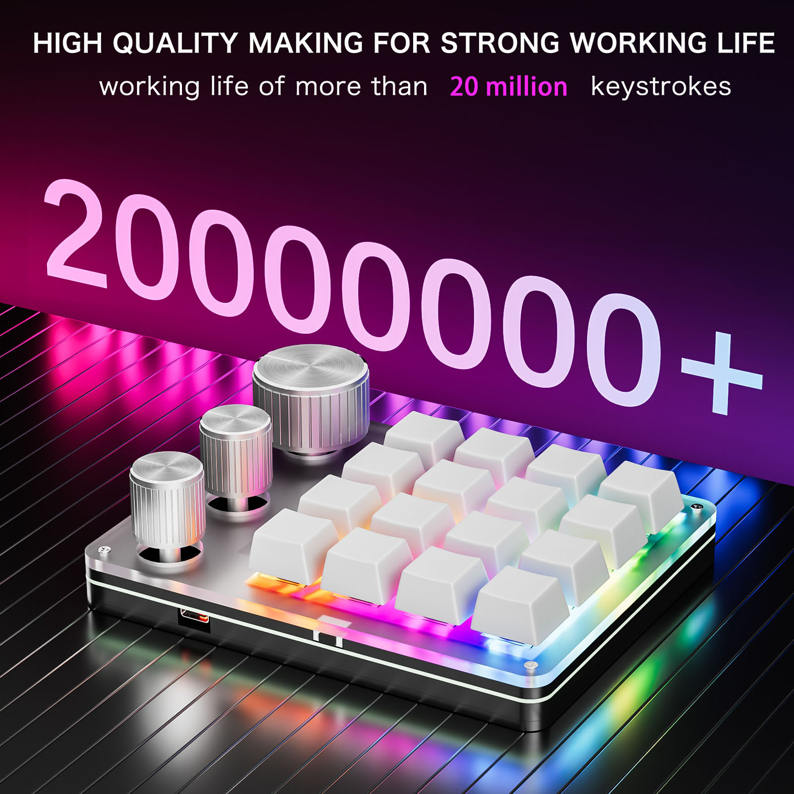 16 Keys 2.4G Customize Mechani - Gaming Keyboard Bluetooth 评论和价格