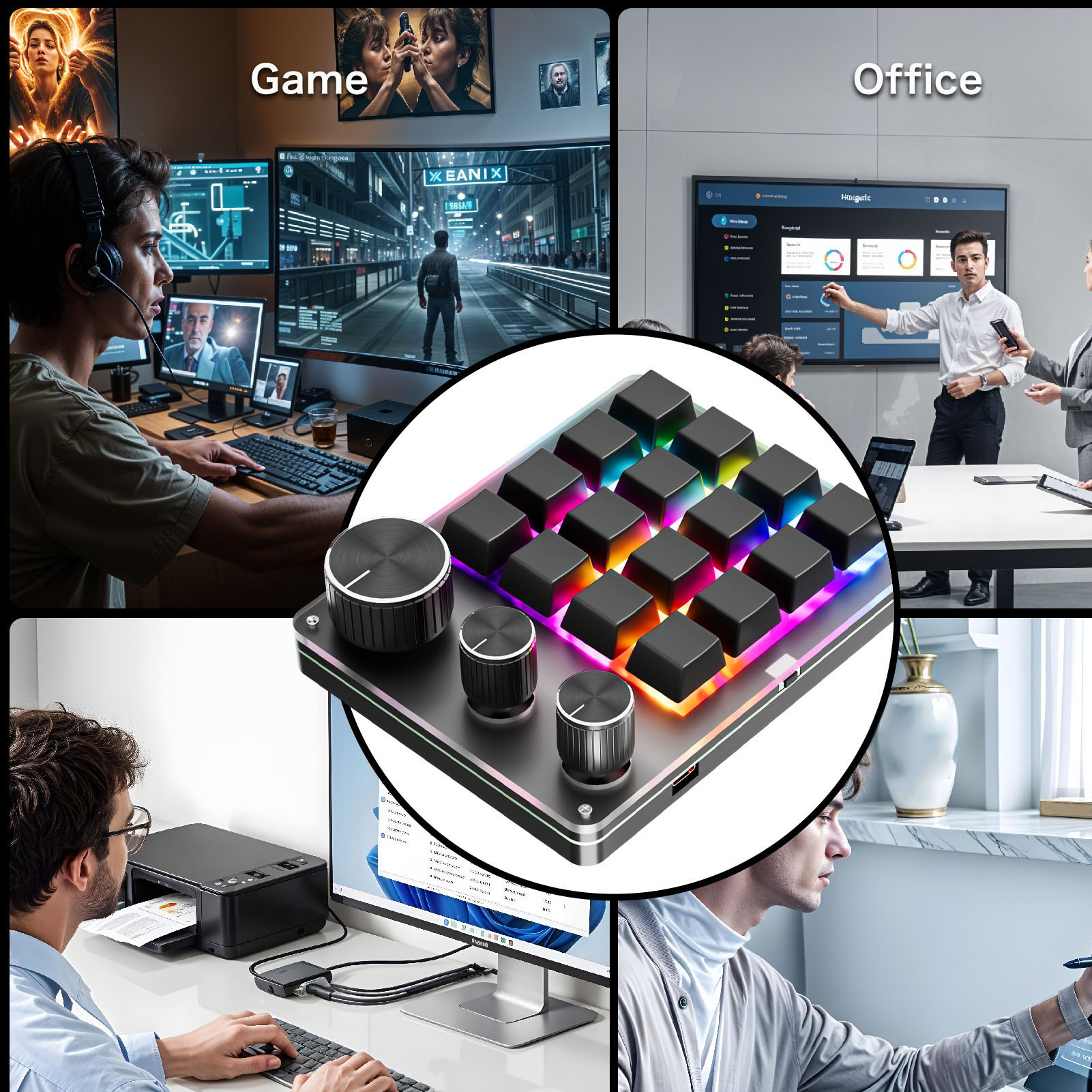 16 Keys 2.4G Customize Mechani - Gaming Keyboard Bluetooth 评论和价格