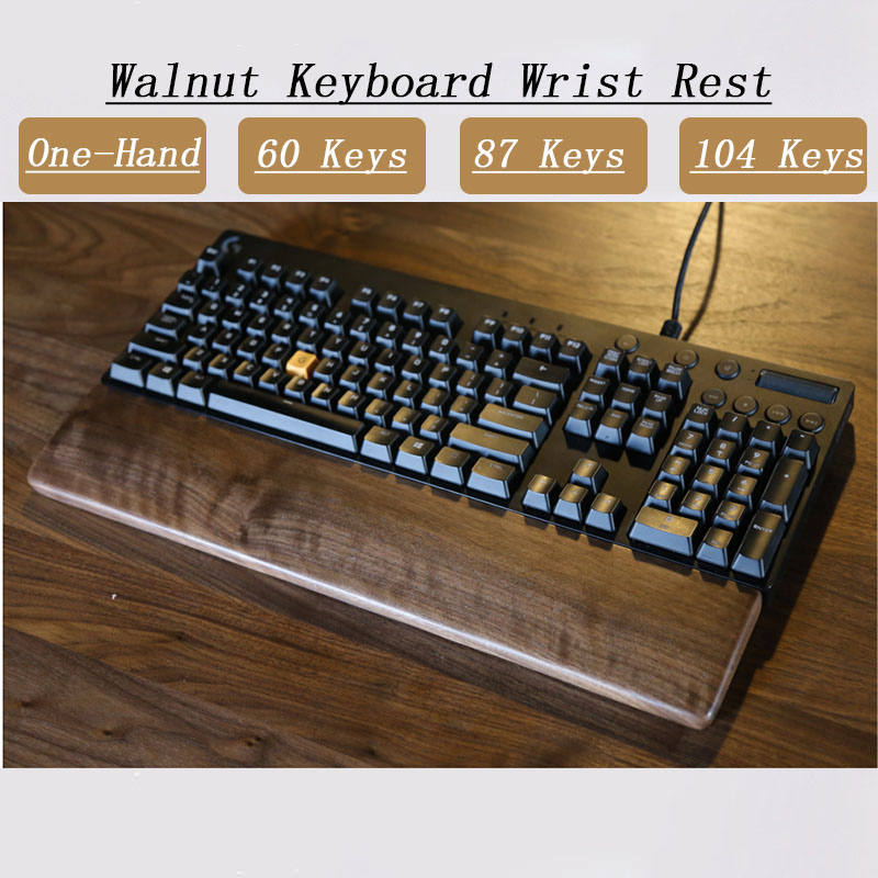 One-Hand Oak Walnut Wooden Key - Gaming Keyboard Number Pad 评论和价格