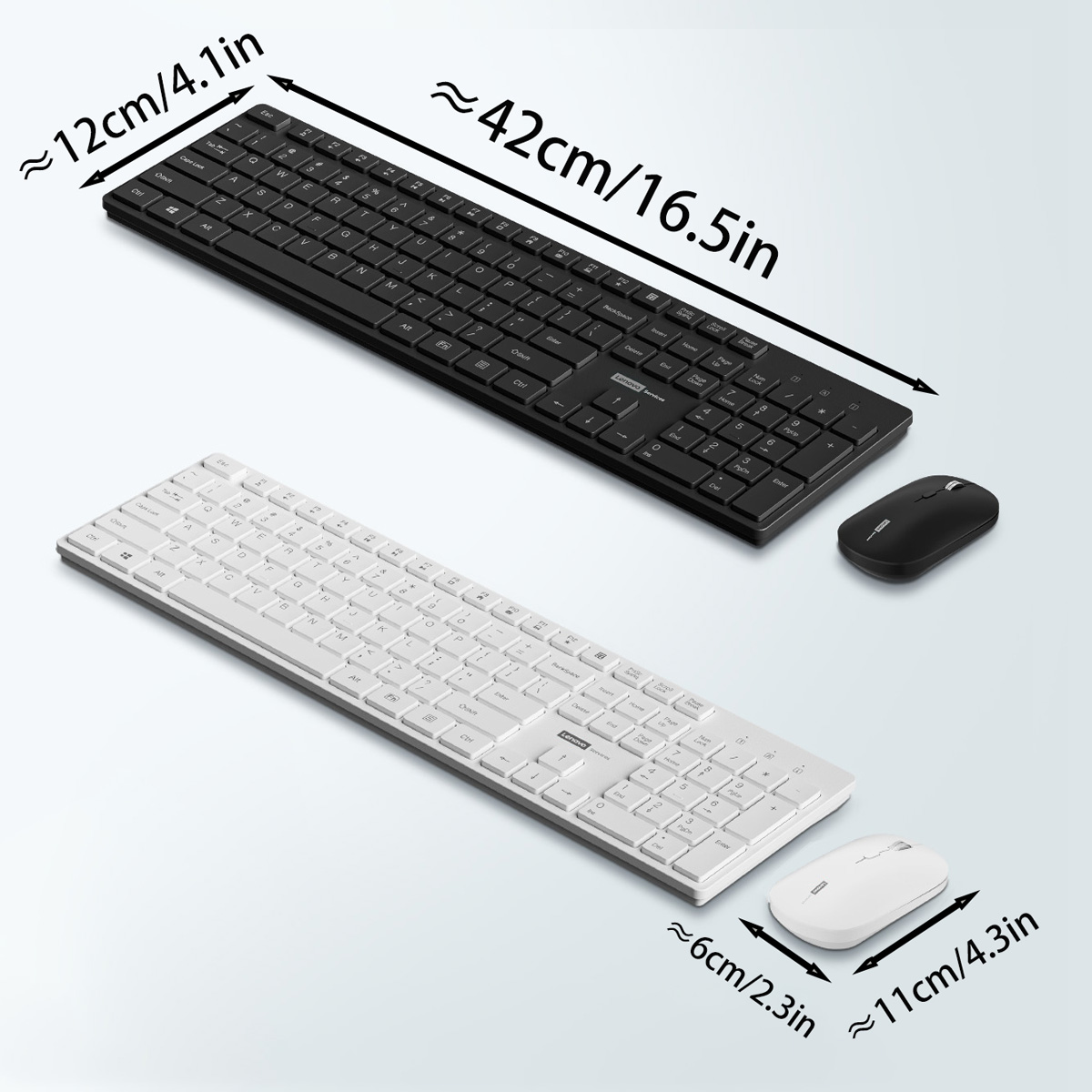 Lenovo KN220 Silent 2.4G Wirel - Gaming Keyboard Mouse Wireless 评论和价格