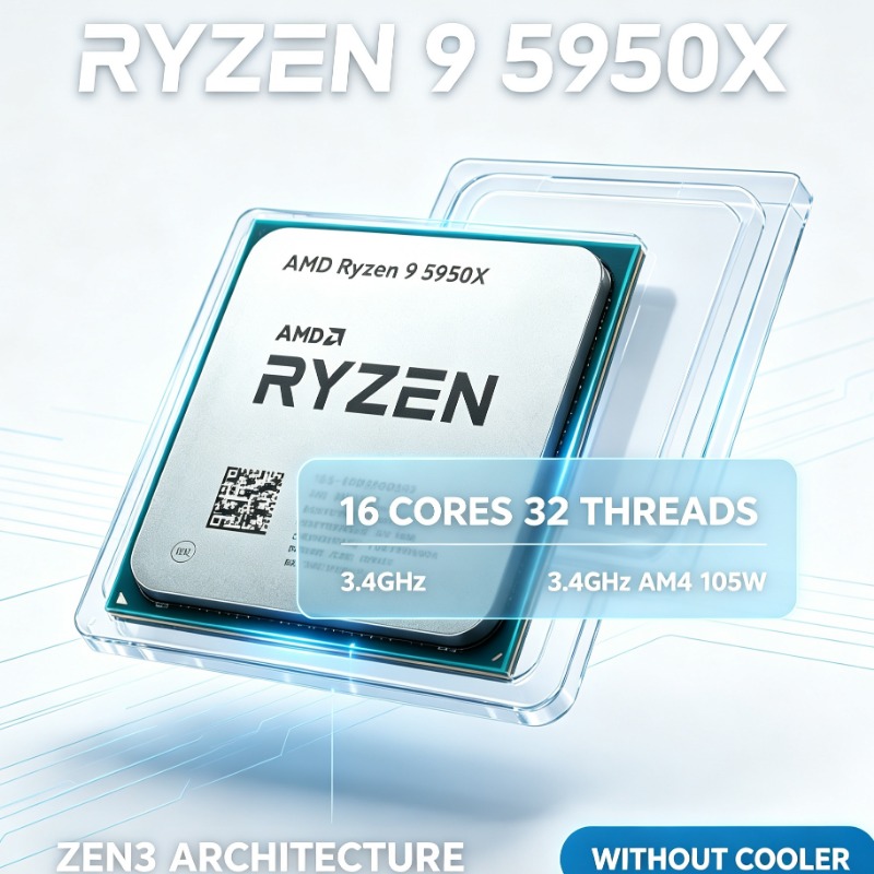 AMD Ryzen 9 5950X 16 Core 32 T - Amd Cpu Ryzen 9 评论和价格