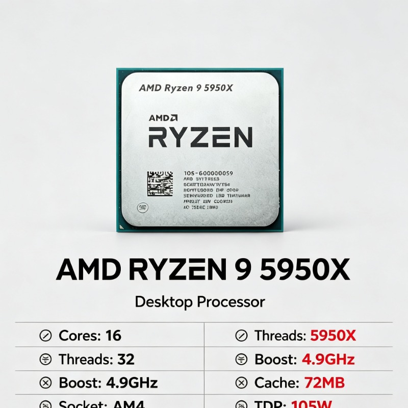AMD Ryzen 9 5950X 16 Core 32 T - Amd Cpu Ryzen 9 评论和价格