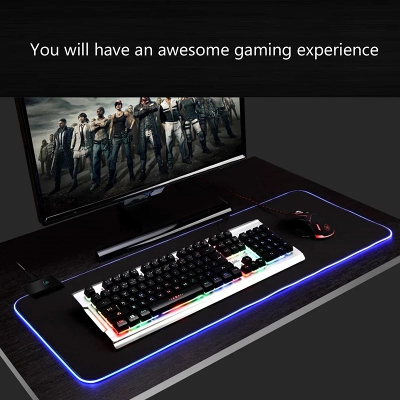 LED Light Mousepad RGB Keyboar - Gaming Keyboard No Rgb 评论和价格
