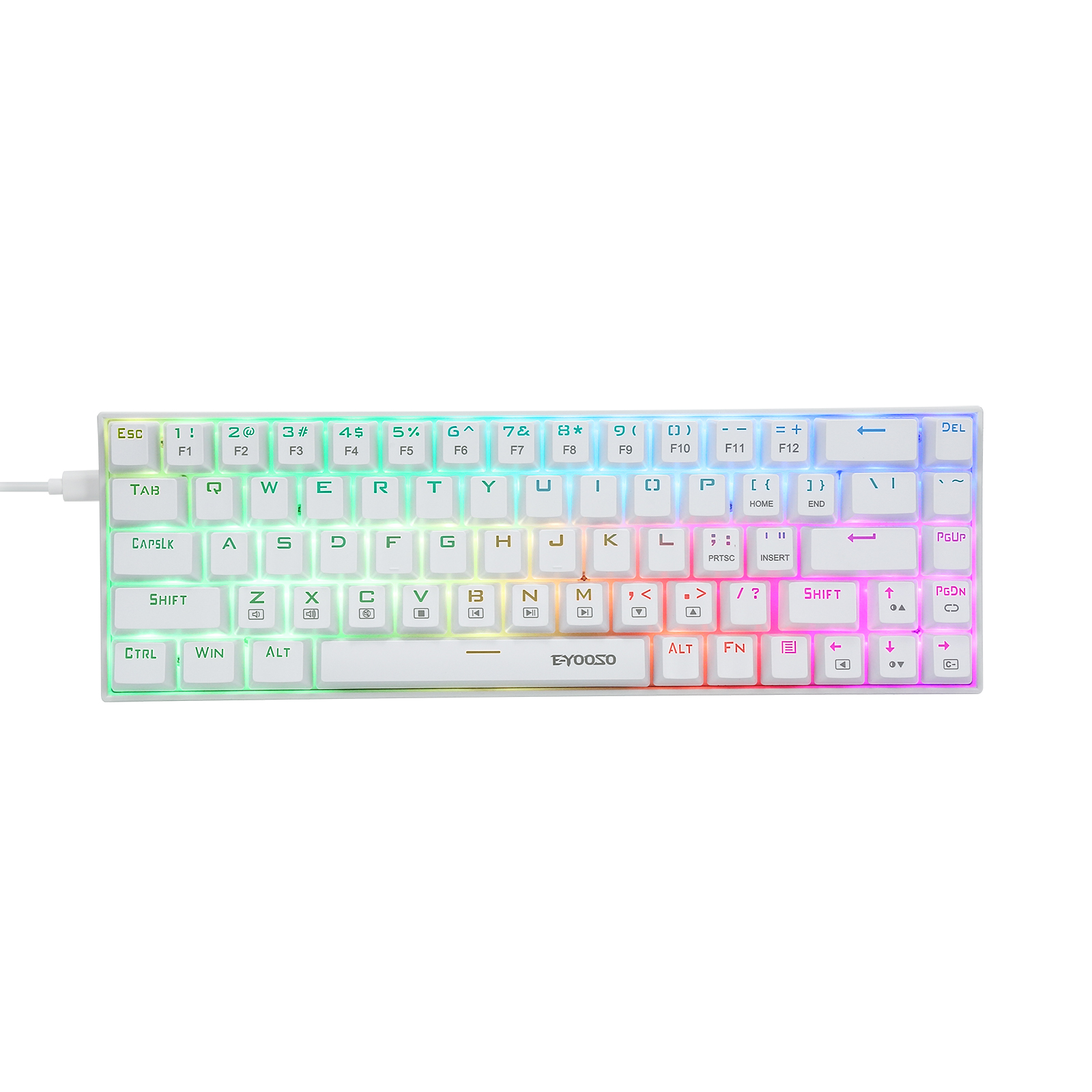Z-686 60% Mini Mechanical Gami - Gaming Keyboard E Yooso 评论和价格
