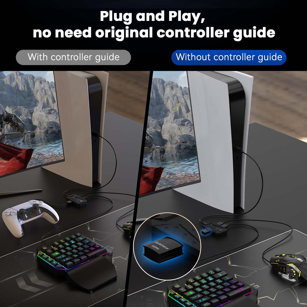 for PS5 Gaming Keyboard Mouse  - Gaming Keyboard Type C 评论和价格