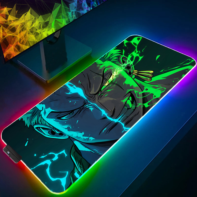 ONE PIECE Zoro Mouse Pad RGB G - Gaming Keyboard No Rgb 评论和价格