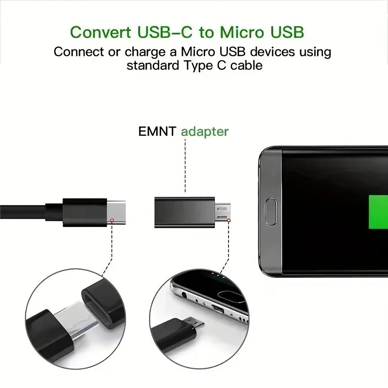 Micro USB to USB C OTG Adapter - Gaming Keyboard Type C 评论和价格