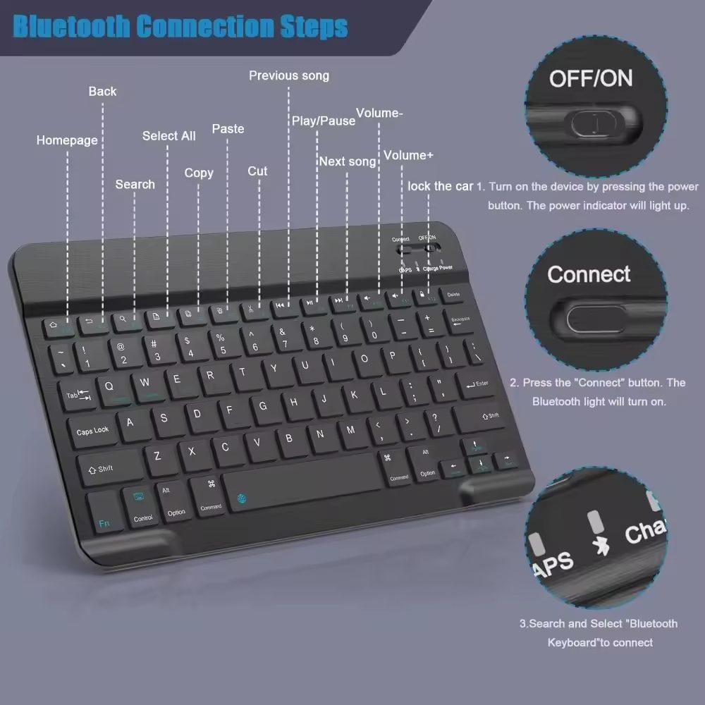 Bluetooth Wireless Keyboard Mo - Gaming Keyboard Mouse Wireless 评论和价格