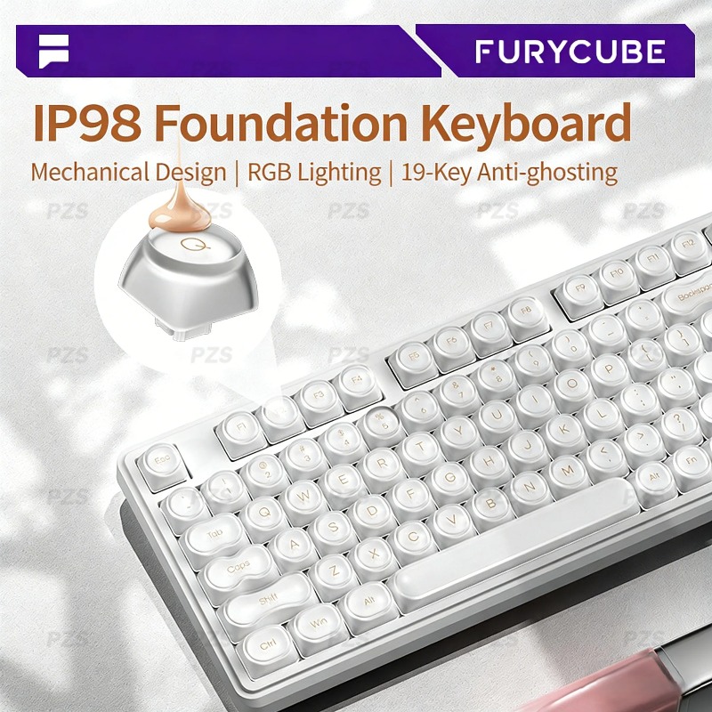 IP98 FURYCUBE Wired Gaming Mem - Gaming Keyboard Ip98 评论和价格
