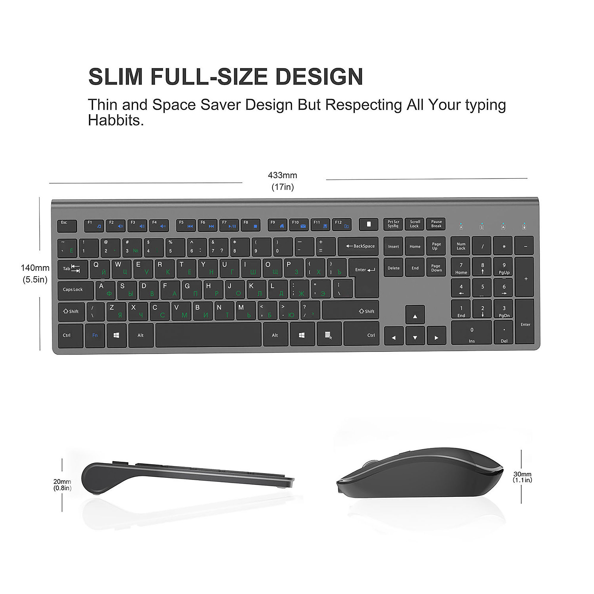 2.4G Rechargeable Wireless Key - Gaming Keyboard Mouse Wireless 评论和价格