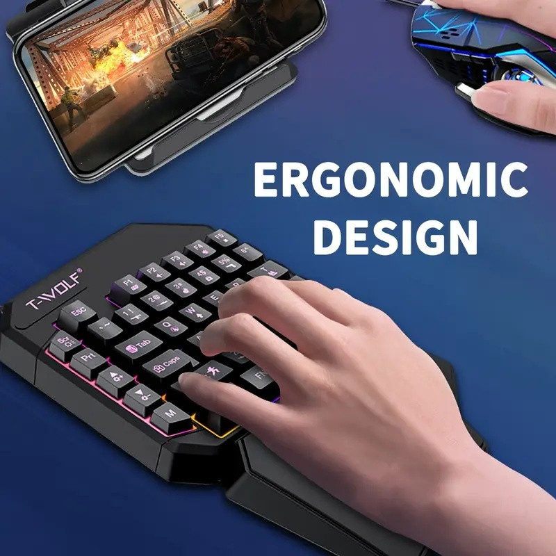 FocusOnPC TF900 2-in-1 Mobile  - Gaming Keyboard And Mouse Mobile 评论和价格
