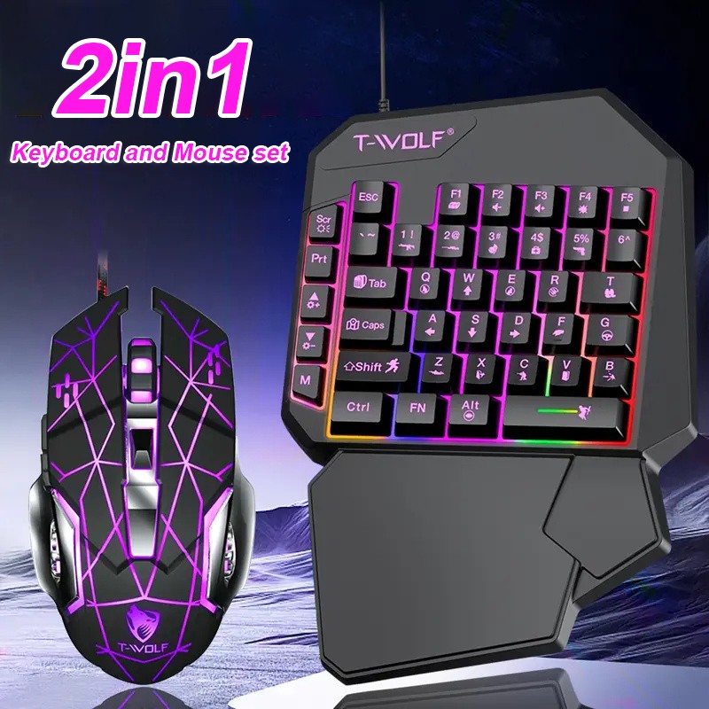 FocusOnPC TF900 2-in-1 Mobile  - Gaming Keyboard And Mouse Mobile 评论和价格