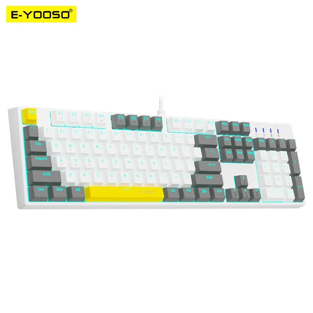 E-YOOSO Z14 USB Mechanical Gam - Gaming Keyboard E Yooso 评论和价格