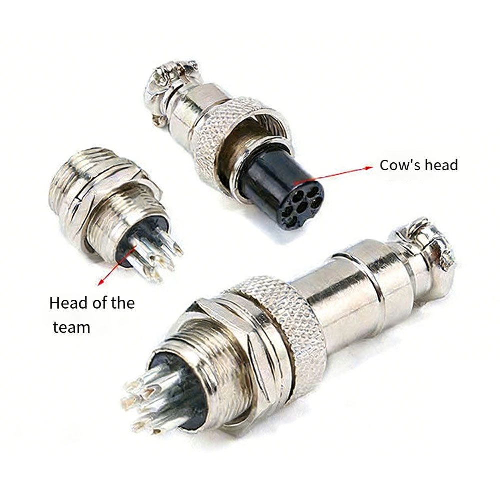 5Pcs GX16 2/3/4/5 Pin Aviation - Aviator Connector Kit 评论和价格