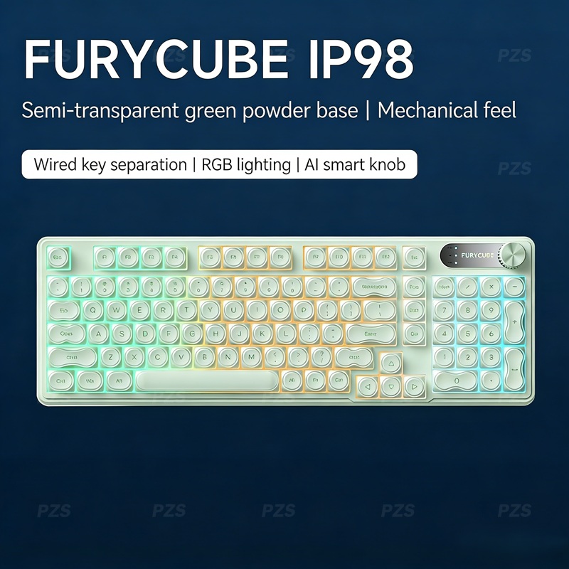 FURYCUBE IP98 Wired Gaming Mem - Gaming Keyboard Ip98 评论和价格