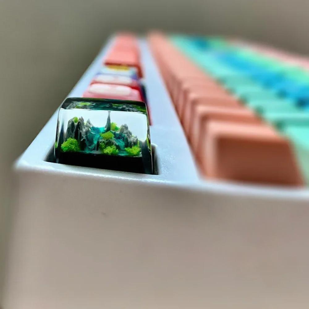 Mountain and Sea Keycaps Artis - Gaming Keyboard No Rgb 评论和价格