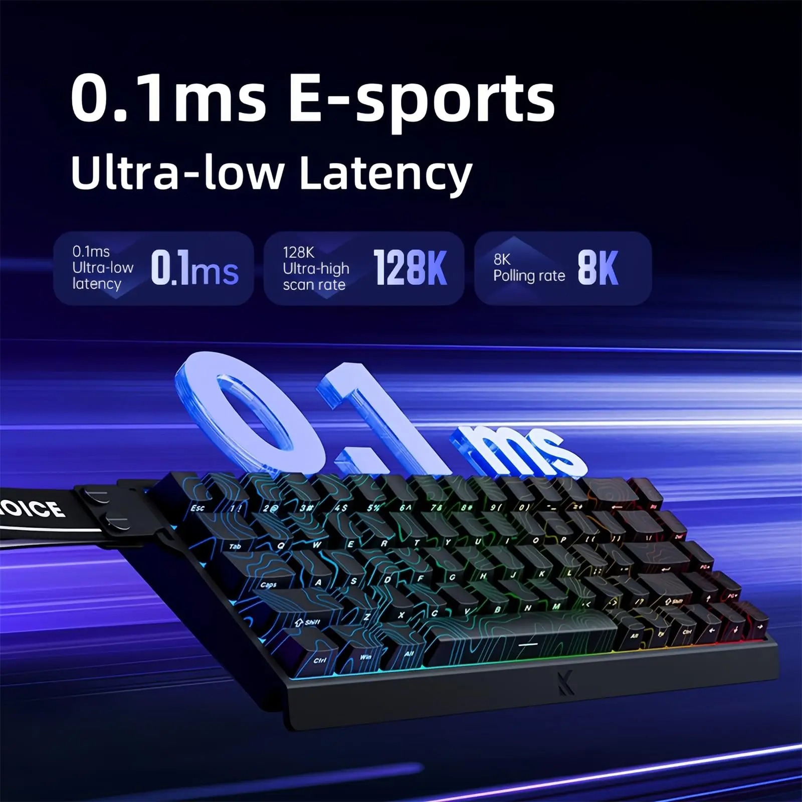 MCHOSE ACE 68 Magnetic Switch  - Gaming Keyboard Hall Effect Switches 评论和价格