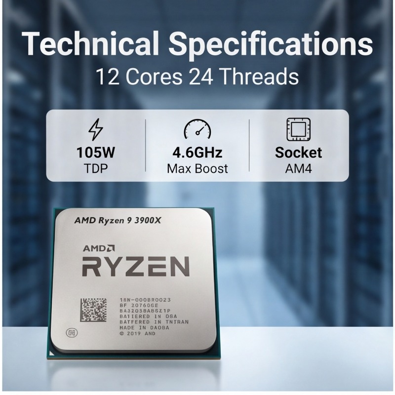 Ryzen 9 3900X Processor For De - Amd Cpu Ryzen 9 评论和价格
