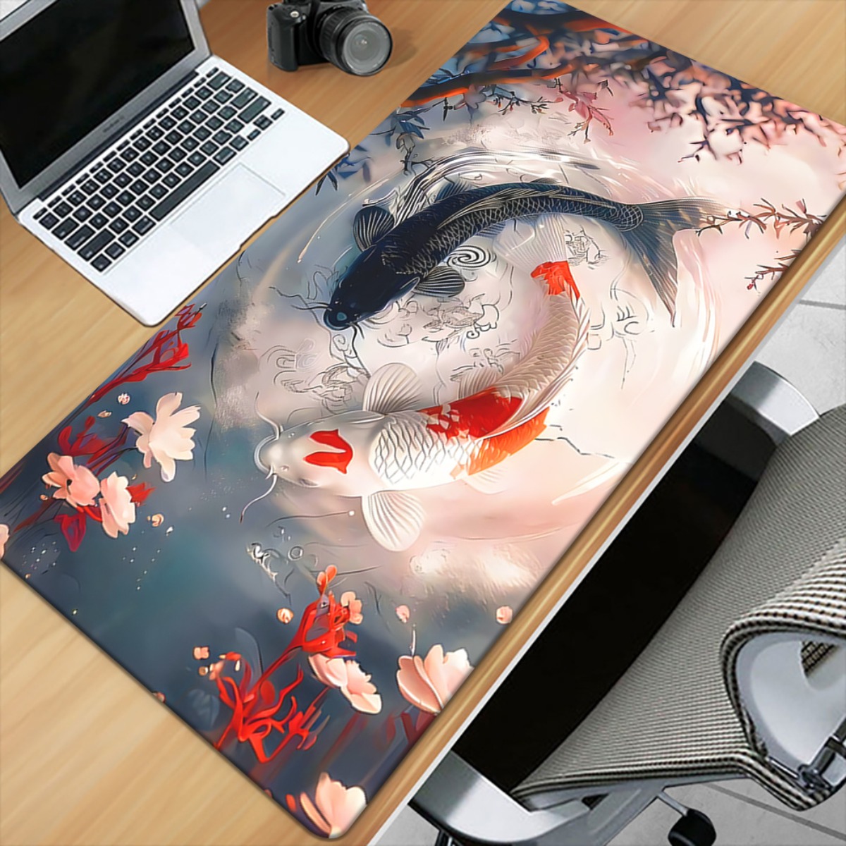 Brand Koi Fish HD Printed Desk - Gaming Keyboard Brand 评论和价格