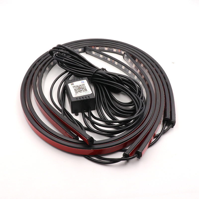 Niscarda 4PCS 12V IP65 App Con - Rgb Underglow Strip 评论和价格