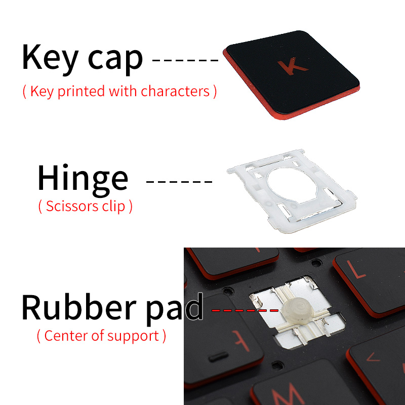 Replacement Key Cap&Hinge For  - Gaming Keyboard E Yooso 评论和价格