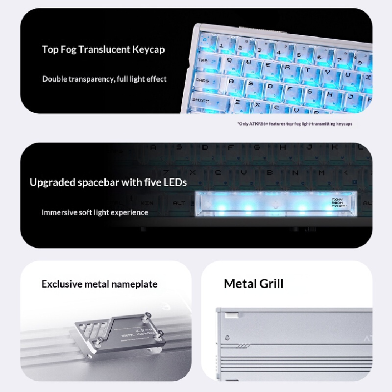ATK RS6+ Hall Effect Magnetic  - Gaming Keyboard Hall Effect Switches 评论和价格